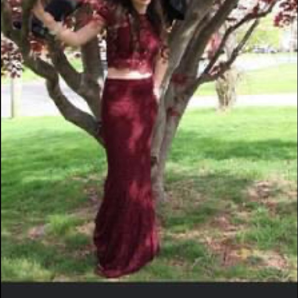 2 piece prom dress!